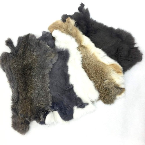 10pcs rabbit skin fur pelt - 1-10pcs,
