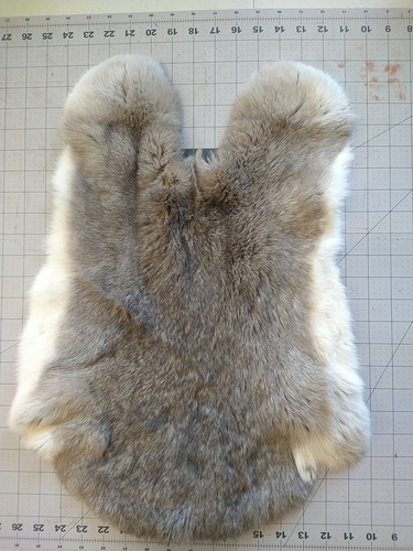 1pcs genuine natural rabbit - 1pcs,