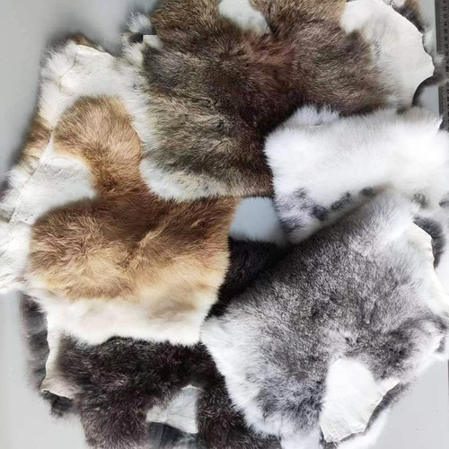 Pack natural rabbit fur - pack,